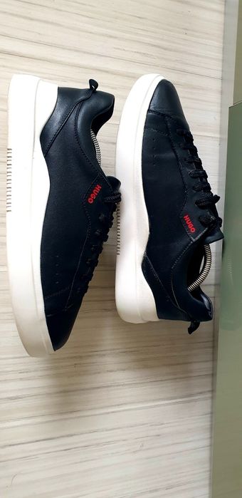 Hugo Boss HUGO Leather 42/26 .5 - 27 см ОРИГИНАЛ Мъжки кец от ест кожа