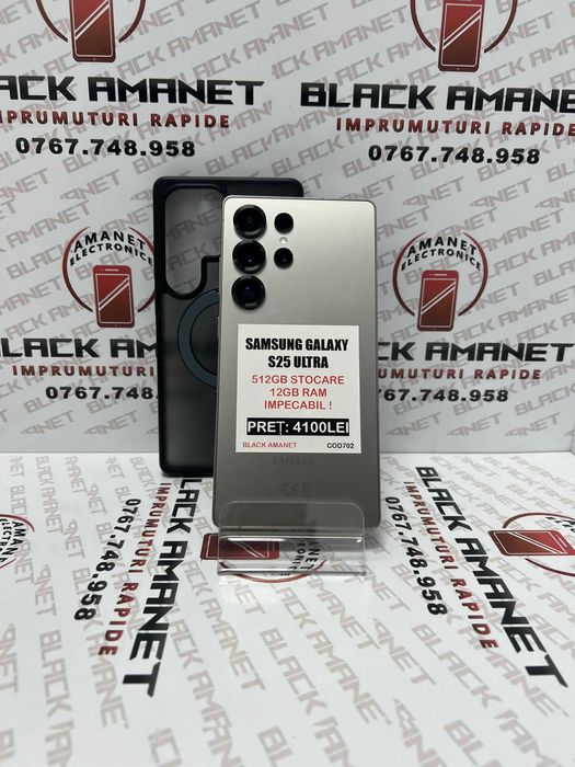 BLACK AMANET P2 • Samsung Galaxy S25 Ultra 512GB/12RAM