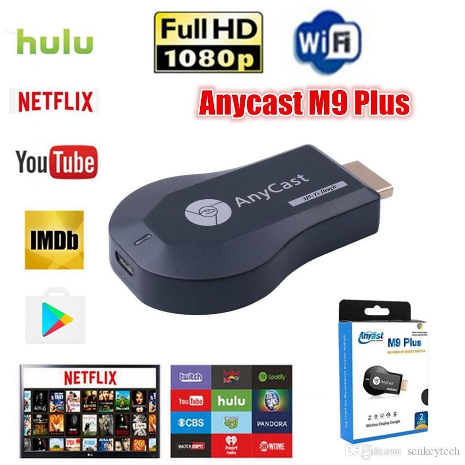 Anycast M9 plus беспроводной HDMI-WiFi адаптер MiraScreen/Miracast