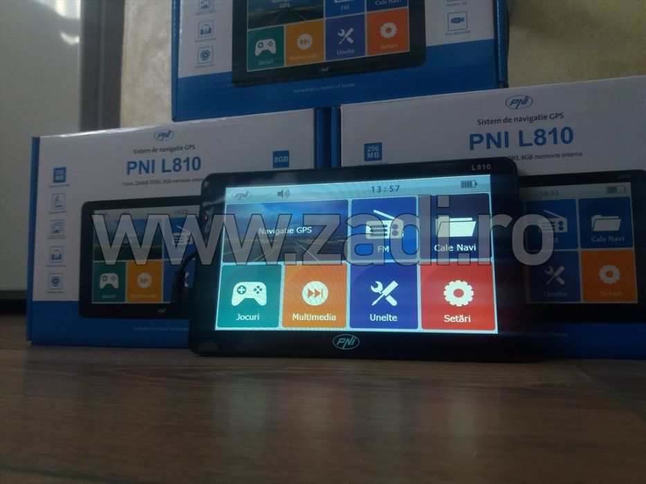 GPS pni camion, 4 programe TIR-harti noi actualizate (7"/8gb/256ram)