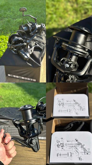 Mulinete 14000 20 kg drag crap/somn