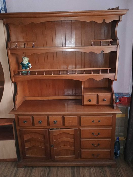 biblioteca lemn masiv