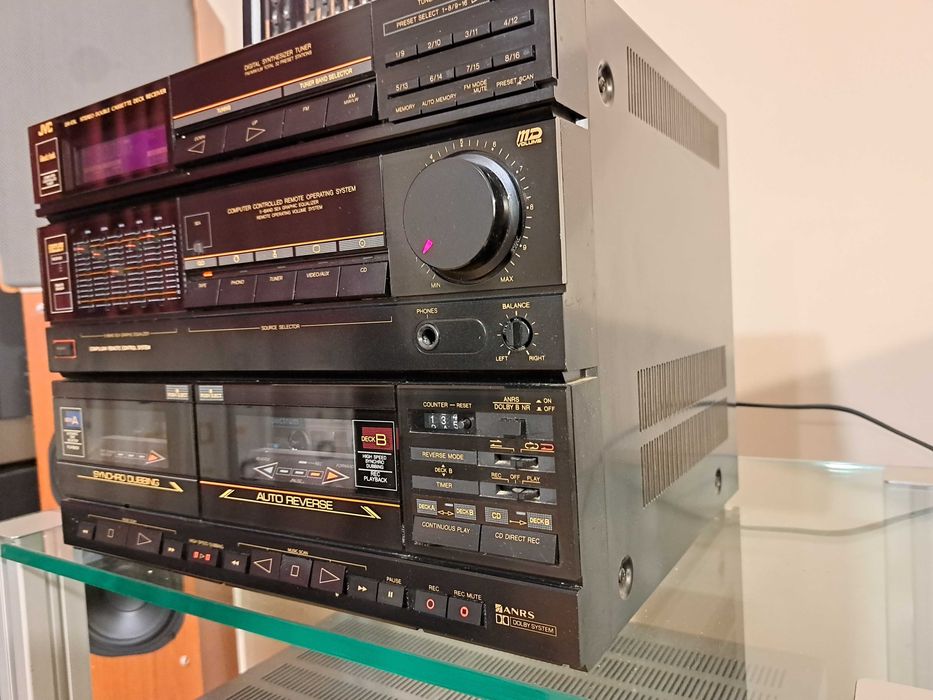 Sistem audio vintage JVC DR-E5L , 1986