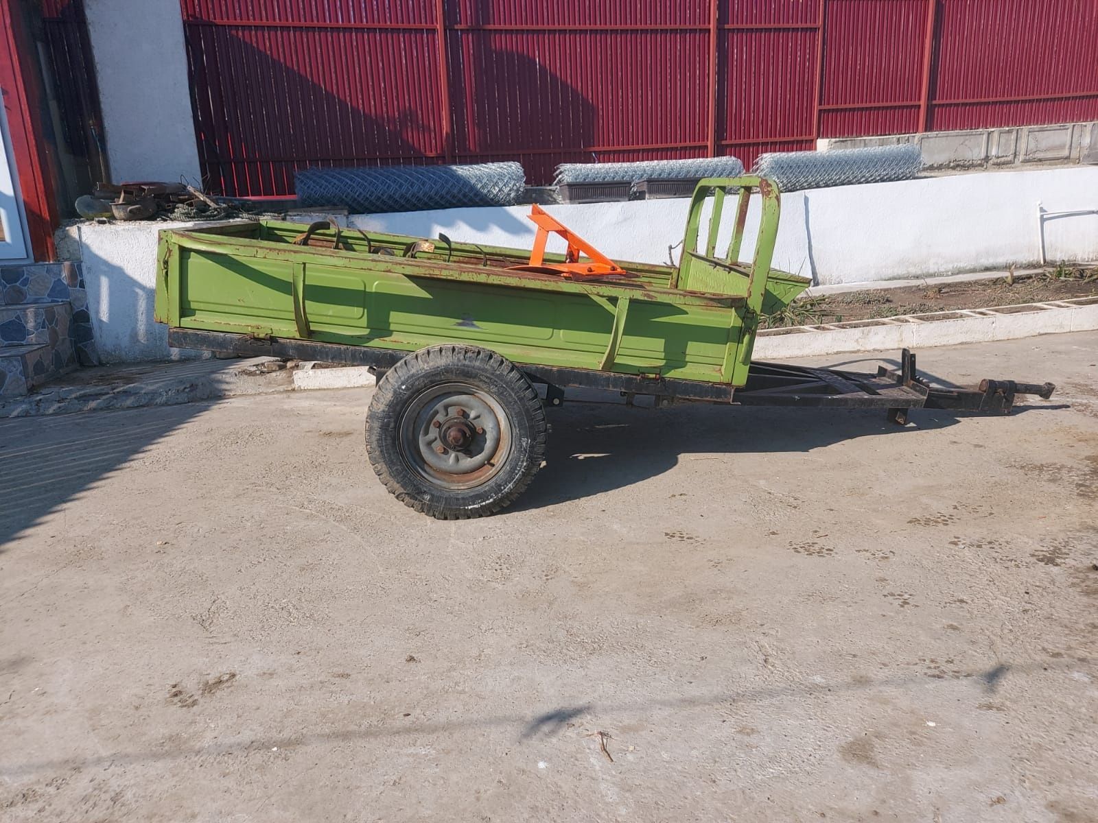 Matosapă ruris 1001 ,motorină ,10cp şi remorca 750kg