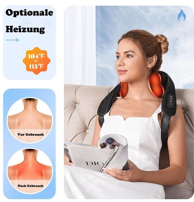 Aparat de masaj pentru gât, umăr, spate