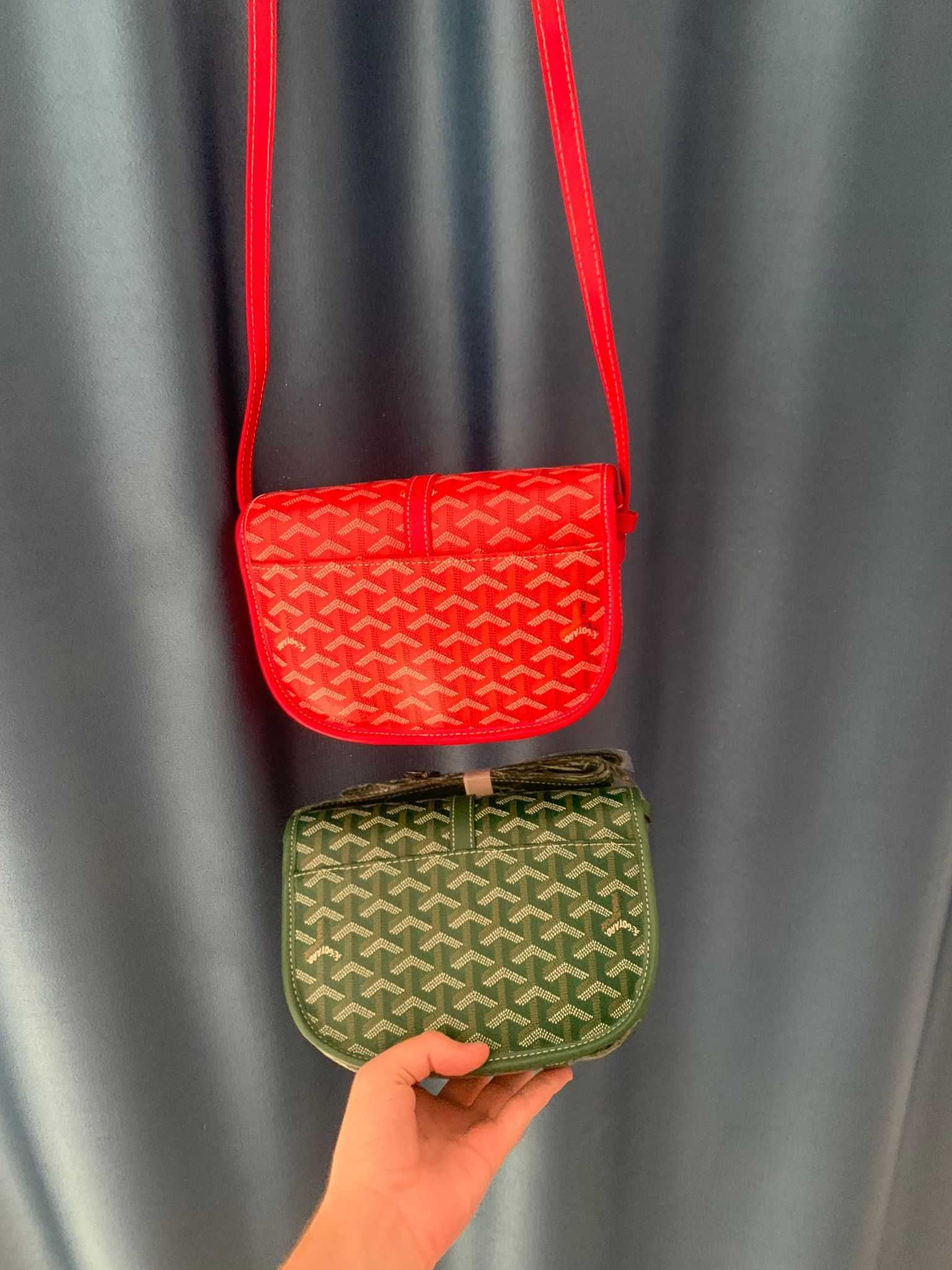 Geanta messenger bag Goyard Rosie si Verde Messenger bag