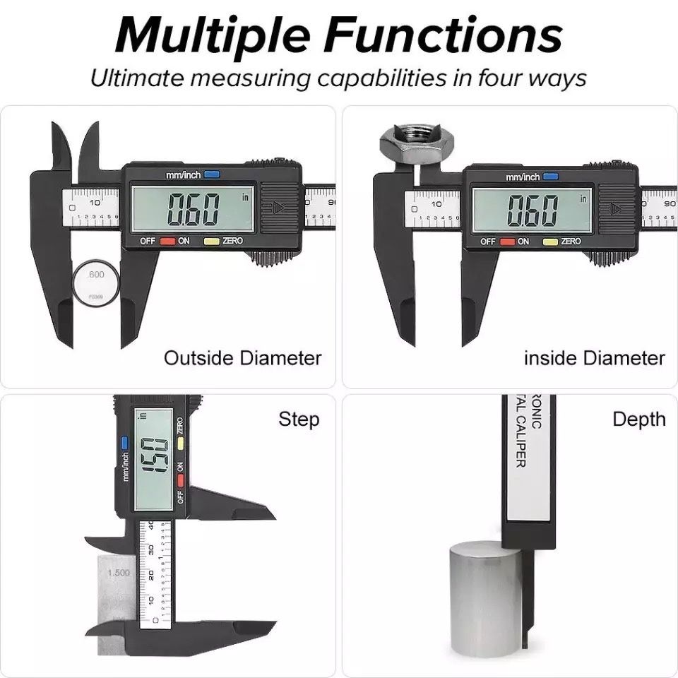 Subler electronic, display digital