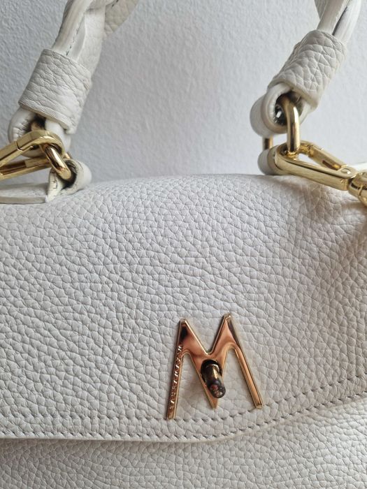 Geanta Laura Maxim Brit mini alba