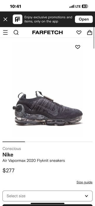 Air vapormax flyknit sneakers