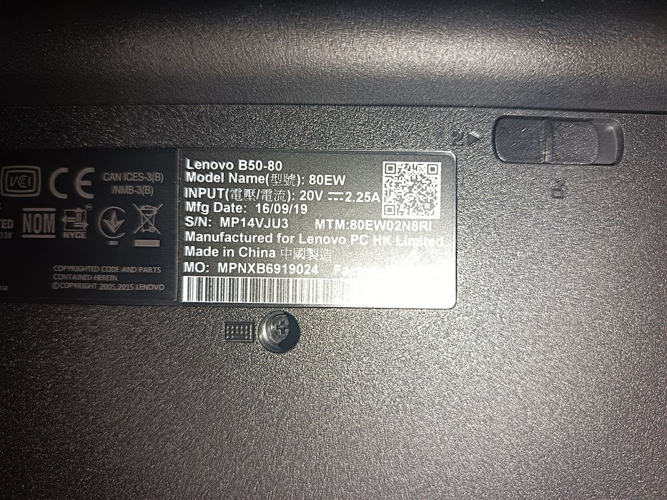 Vând/ schimb laptop lenovo B50-80