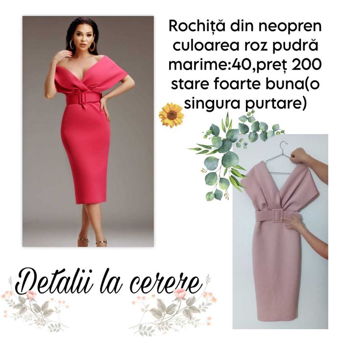 Rochite.si salopeta de ocazie achizitionate online.