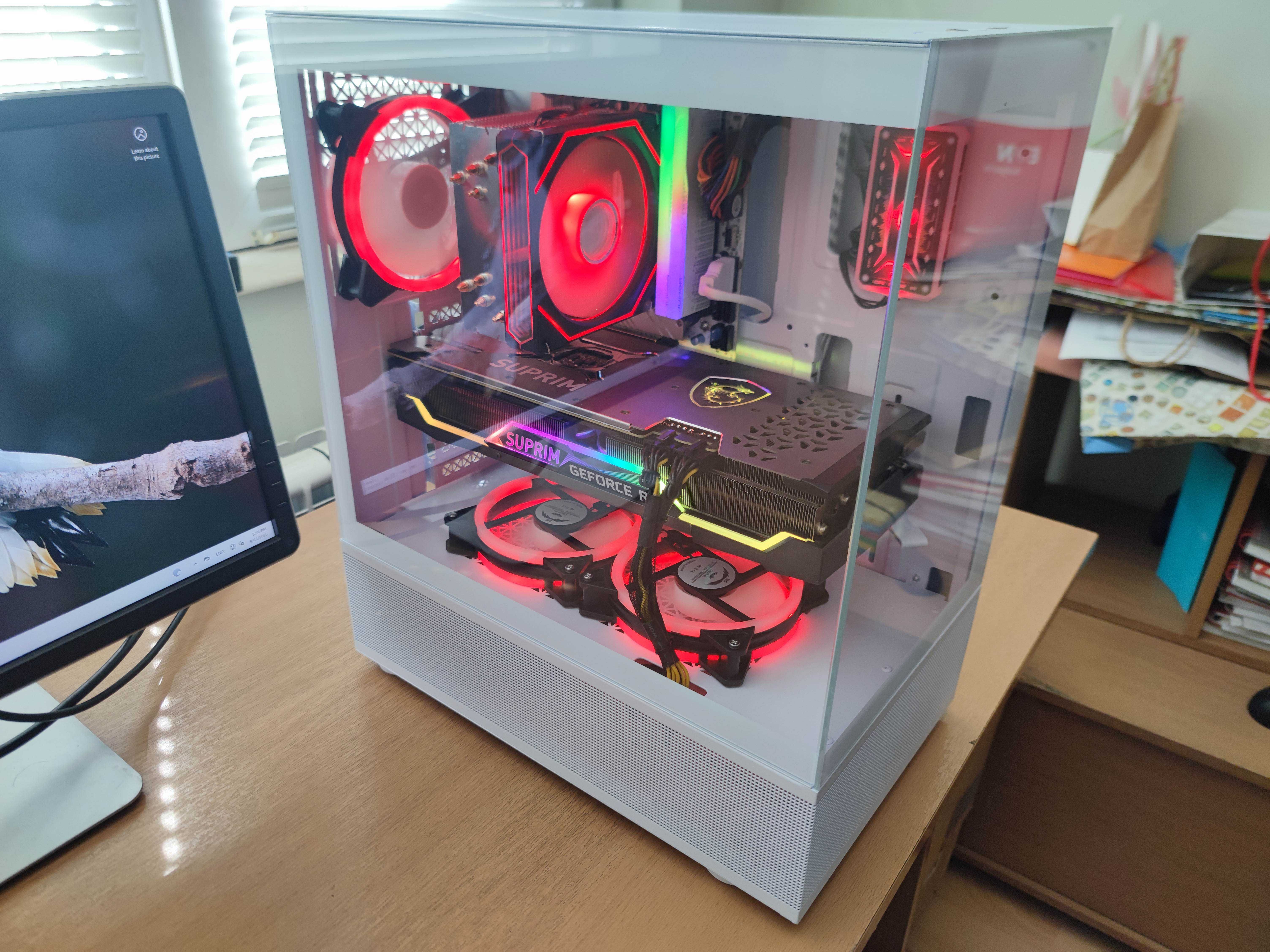 Геймърски компютър, Ryzen 8400f, Rtx 3070, 32gb DDR5, 1tb Nvme, 750W