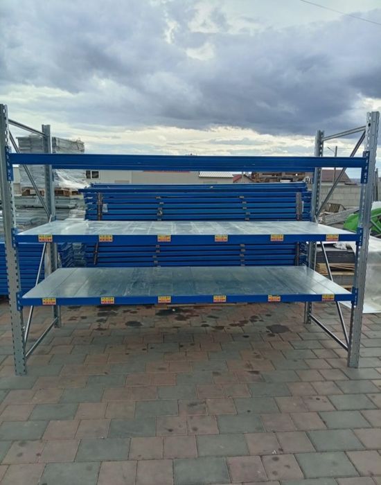 Rafturi metalice depozitare marfat manuala  280x87