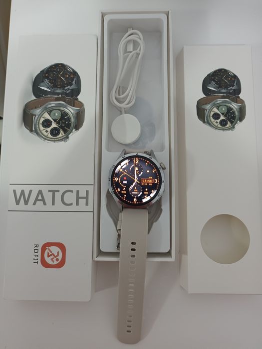 Smartwatch GT4 PRO, apel bluetooth, rezistent la apa, Notificari Apelu
