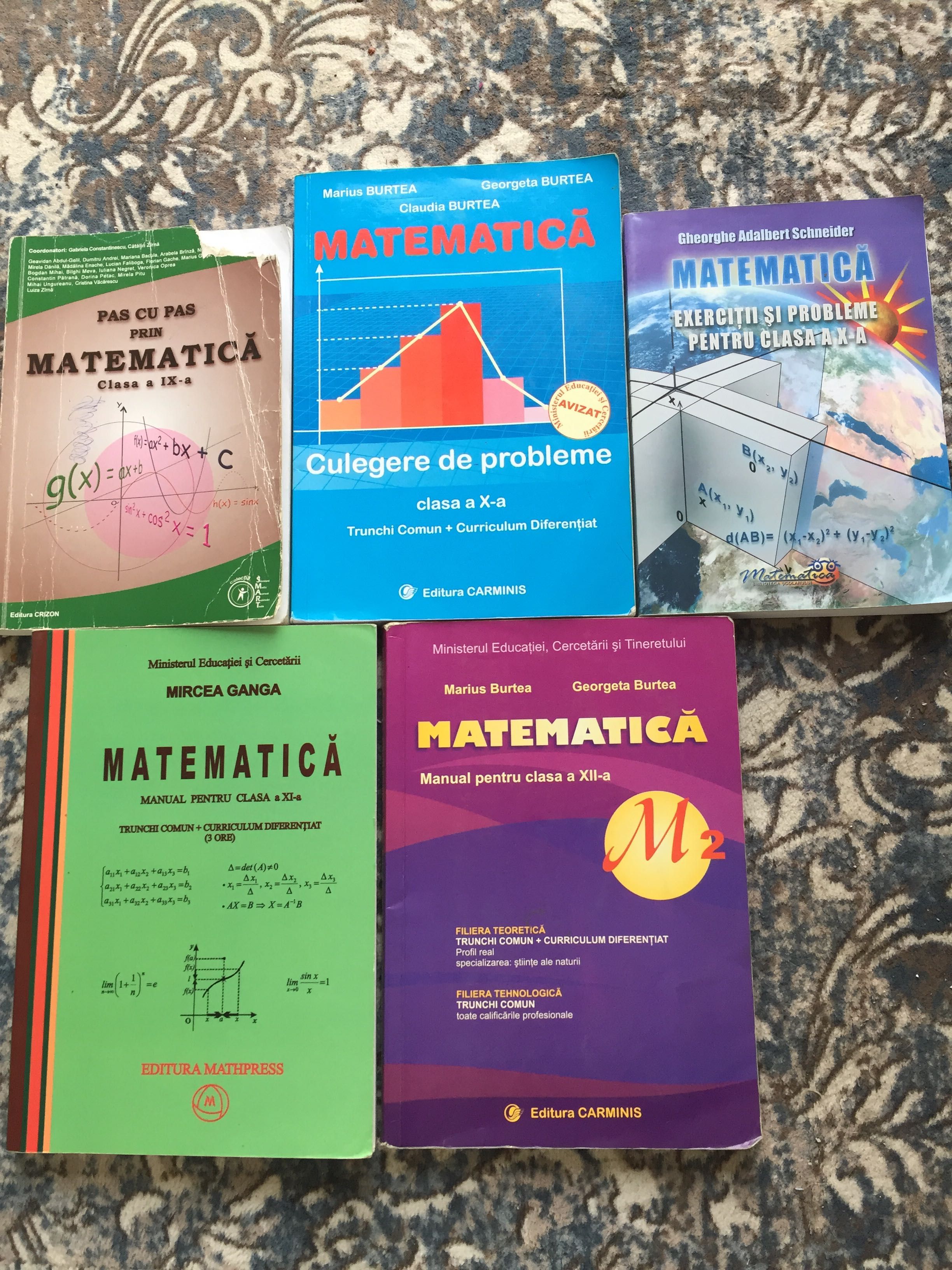 Matematica Manuale si culegeri