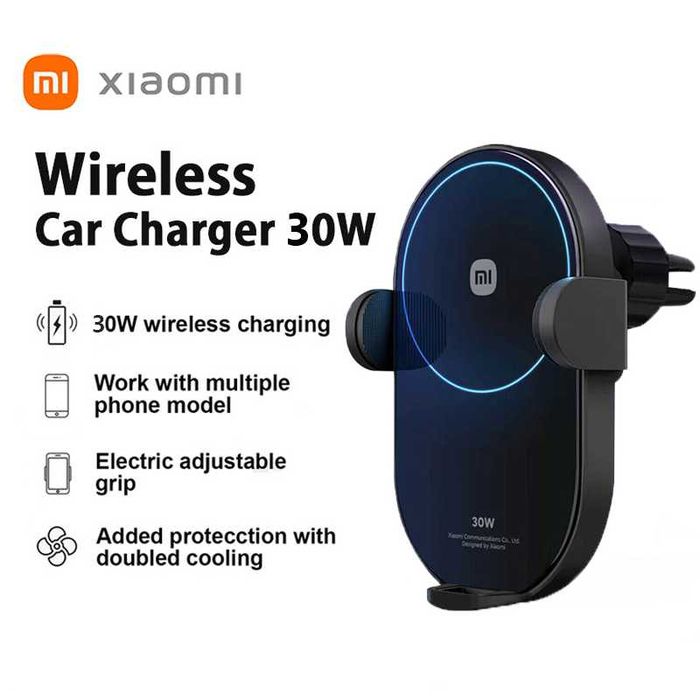 Xiaomi 30W — Беспроводная зарядка и держатель 2в1. Есть доставка