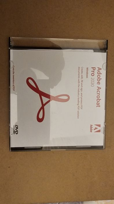 Licenta Adobe Acrobat Pro 2020 (DVD + cheie de activare)