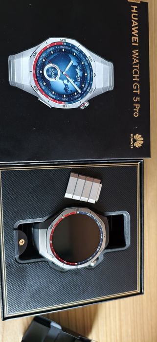 Huawei Watch GT 5 Pro Titanium – перфектно състояние! Гаранция