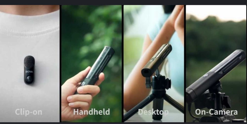 BOYA Magic — универсальный беспроводной микрофон с AI шумоподавлением