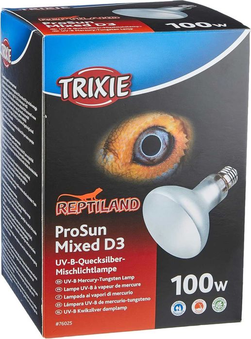 Лампа Trixie ProSun Mixed D3 Tungsten 70 W за влечуги и терариуми
