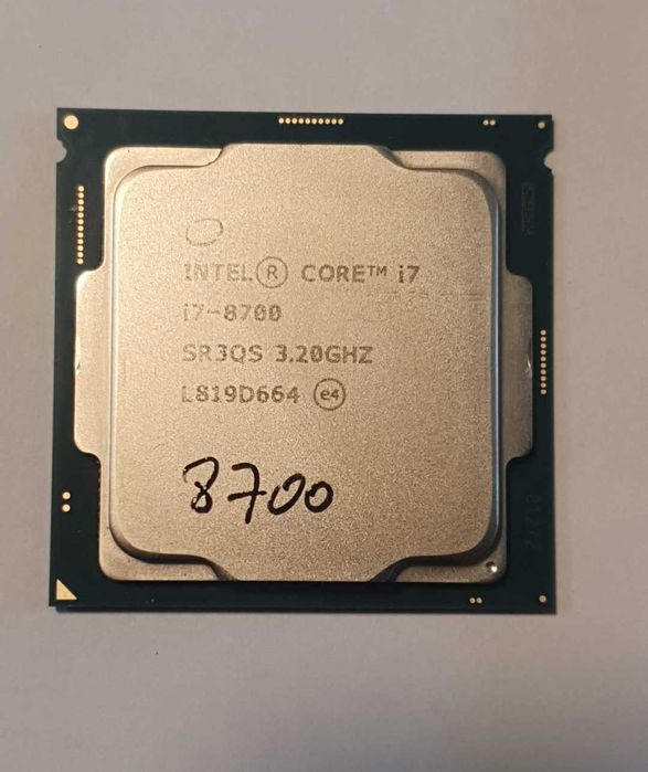 Procesor Intel I7 8700 4,6 GHz socket 1151 V2, Garantie 12 luni