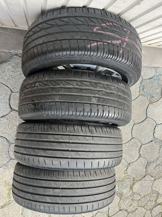 Jante aliaj 5x112mm, anvelope 225/55 R17, VW Passat, Tiguan, Sharan