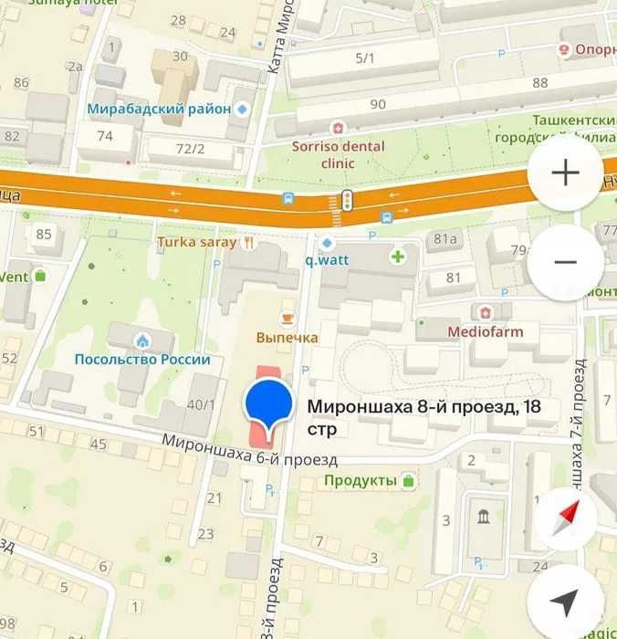 Аренда, есть своя площадка для летнего кафе Росс. Посольство