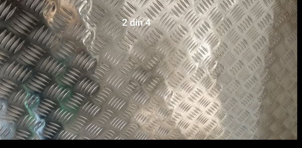 Ghivece și jardiniere mari din tabla Aluminiu striata, foi mari tabla