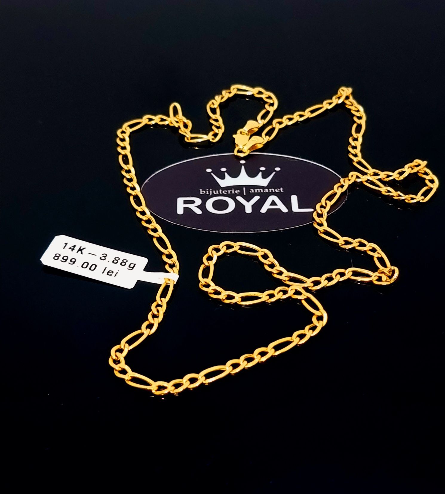 Bijuteria Royal lanț din aur 14k 3.88 gr