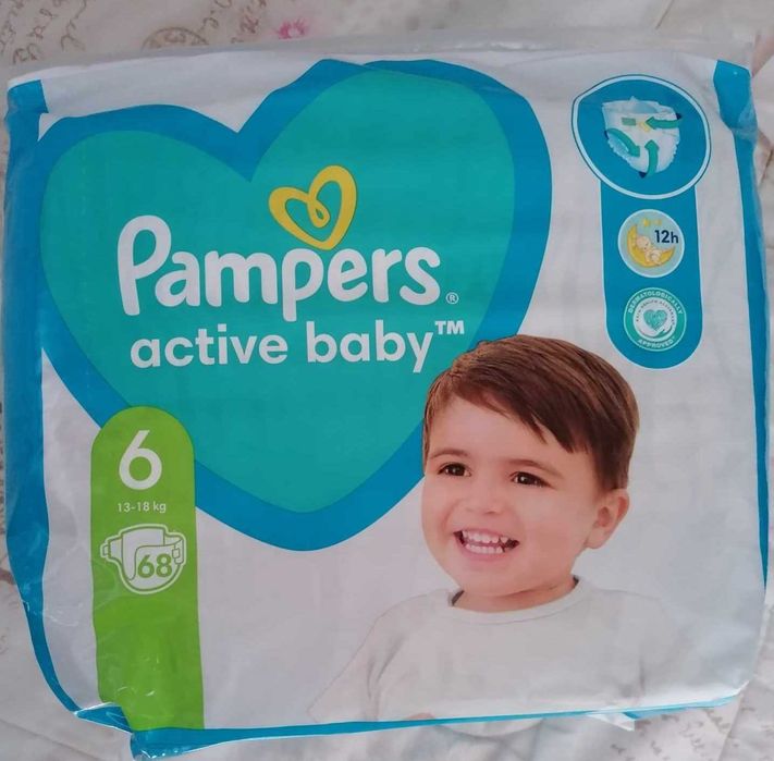 Пелени Pampers active baby