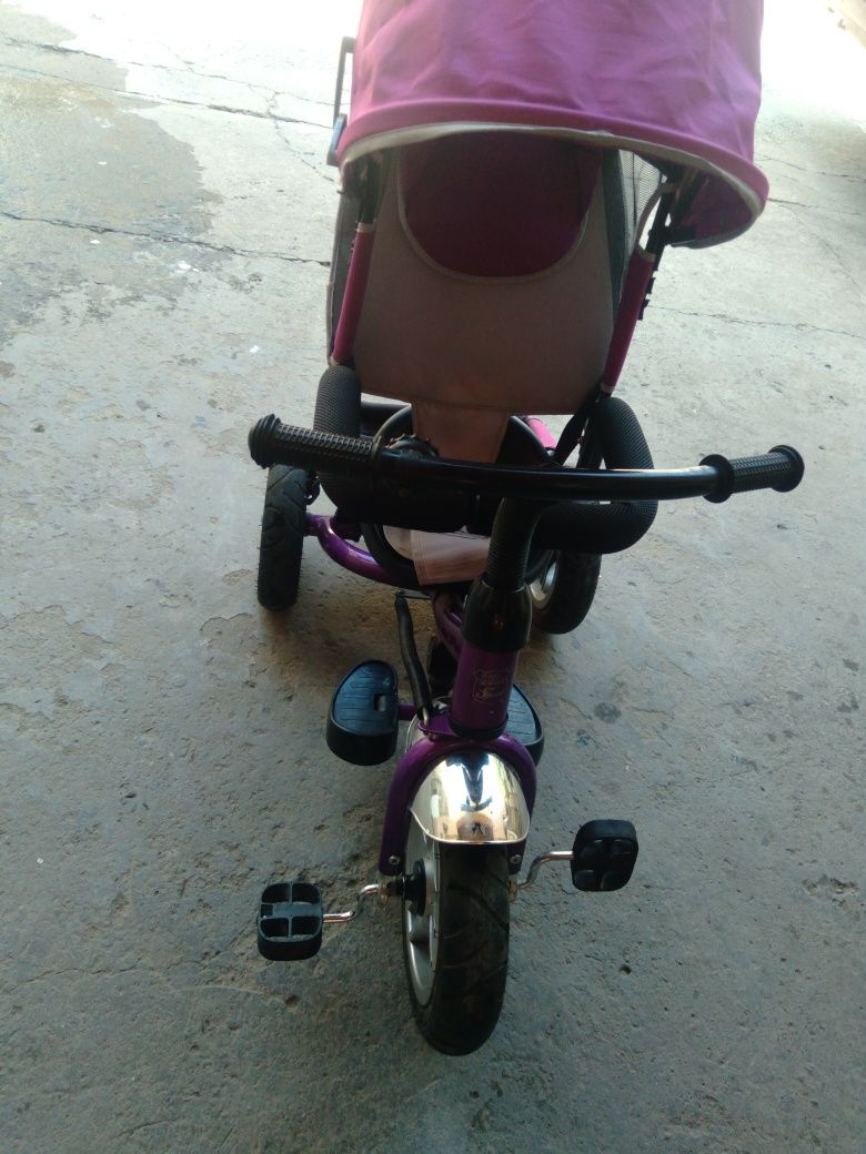 Детская  коляска велосипед б/у