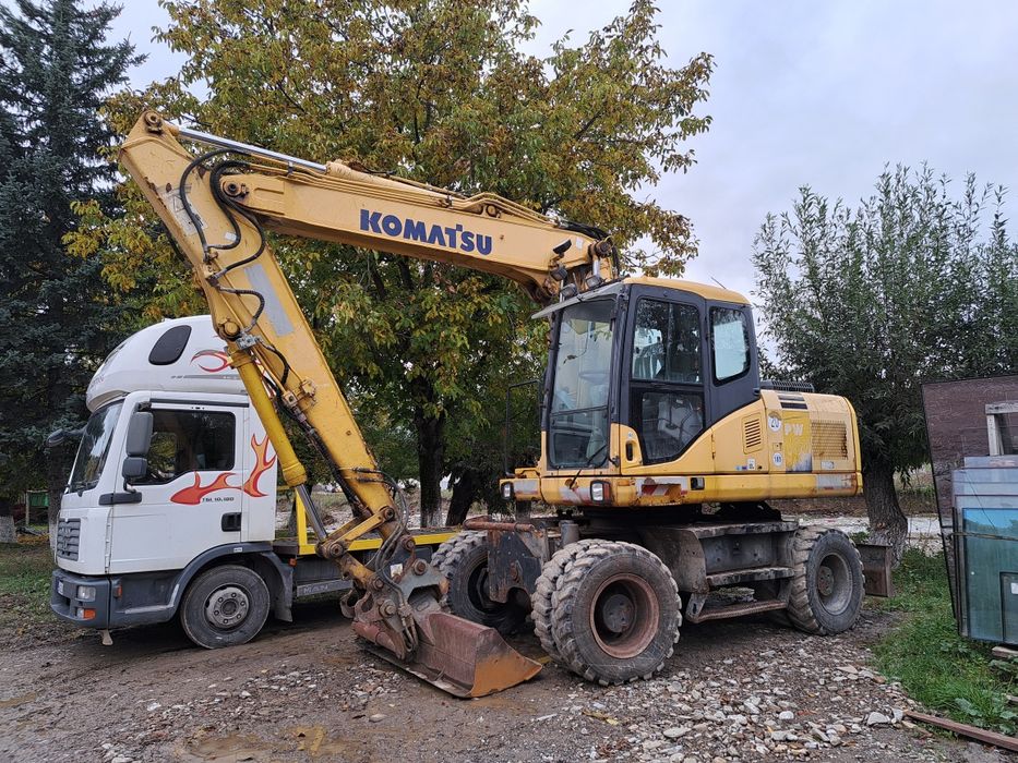 Komatsu Excavator pw160 pe roti