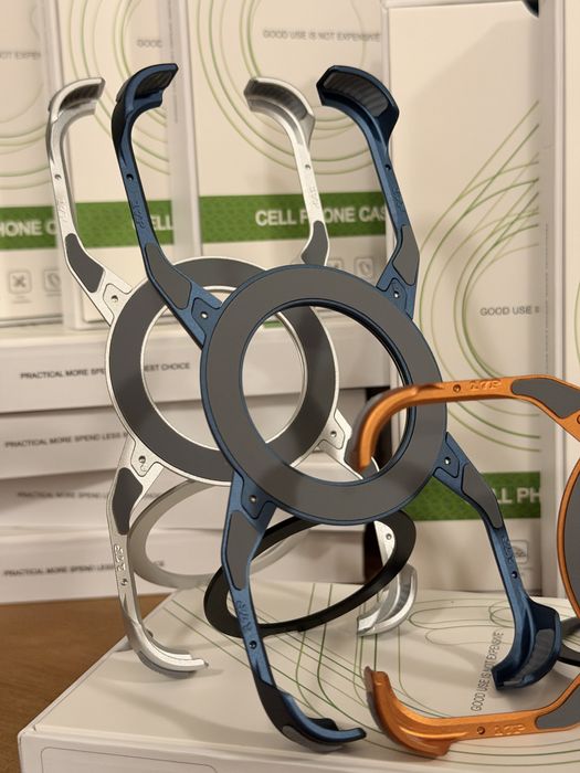 Husă bumper iPhone 17 PROMAX din aluminiu - protecție elegantă și slim