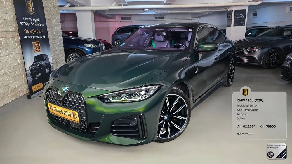 BMW Seria 4 Individual Edition / Garantie BMW 2027 / M-SPORT / xDrive