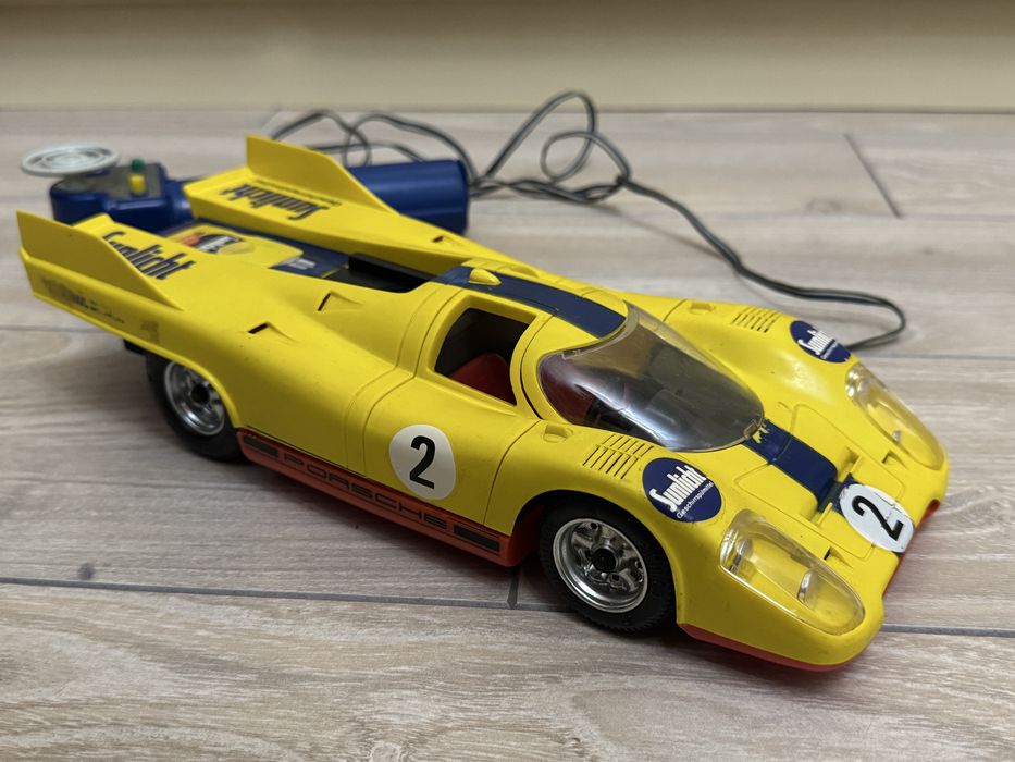 Rar! Masinuta Porsche 917 Schuco, cu telecomanda. Veche, colectie.