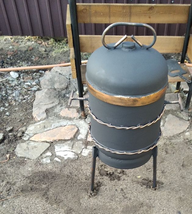 Печь коптильня горячего копчения