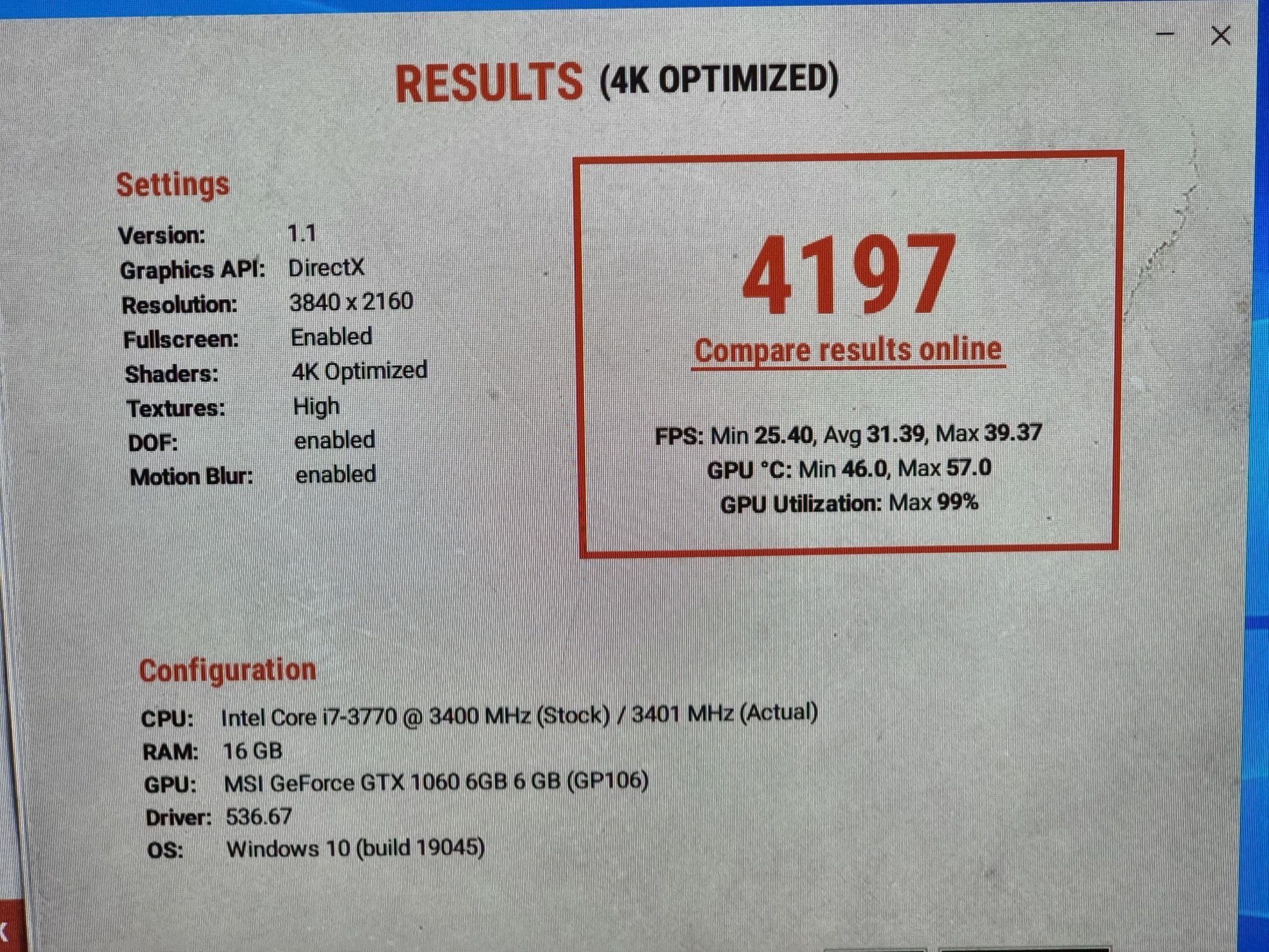 Видео карта - MSI GamingX GTX 1060 6GB