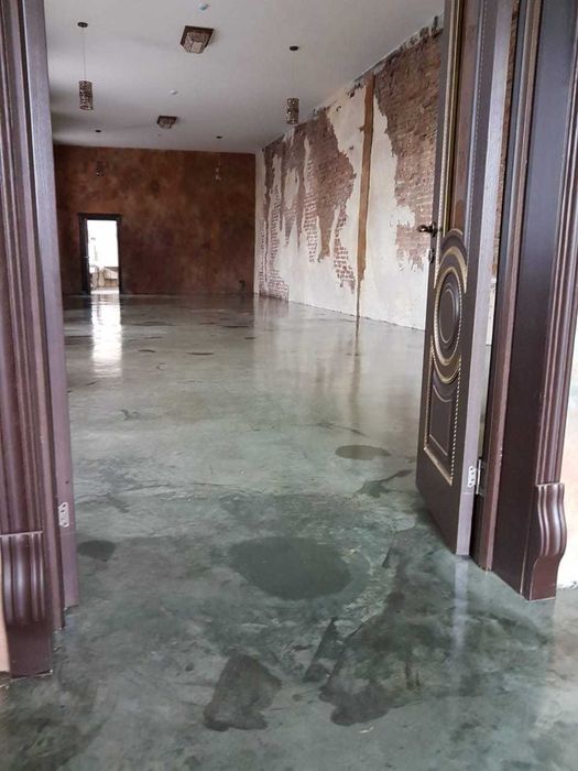 Промышленная краска для пола. Эпоксидные полы. Топпинг.