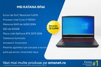 Laptop Msi KATANA GF66 11UG-094NEU-BB71180H16G - BSG Amanet & Exchange