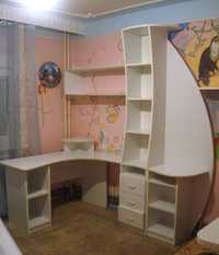 Mobilier copii/tineret birou, biblioteca, dulap, rafturi