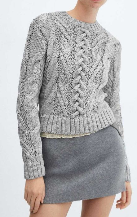 Pulover tricot împletit MNG