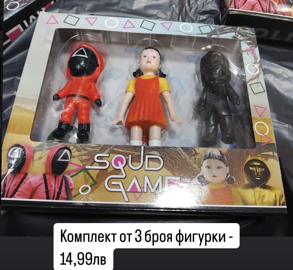 ПРОМО! Фигурки Squid Game/игра на Калмари/Squid Game mask/маски
