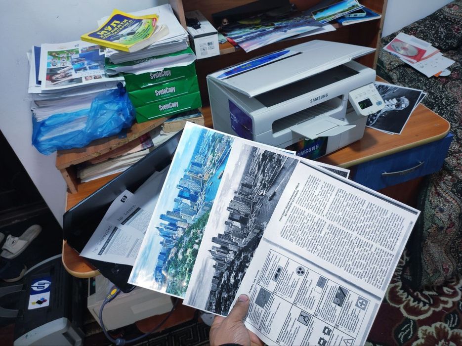 Samsung kopiya skanerli tezkor trivadnom yangi printr, Olasiz ishlatas