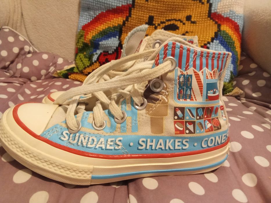 Converse детски памучни кецове