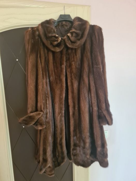 Шуба норковая цельная