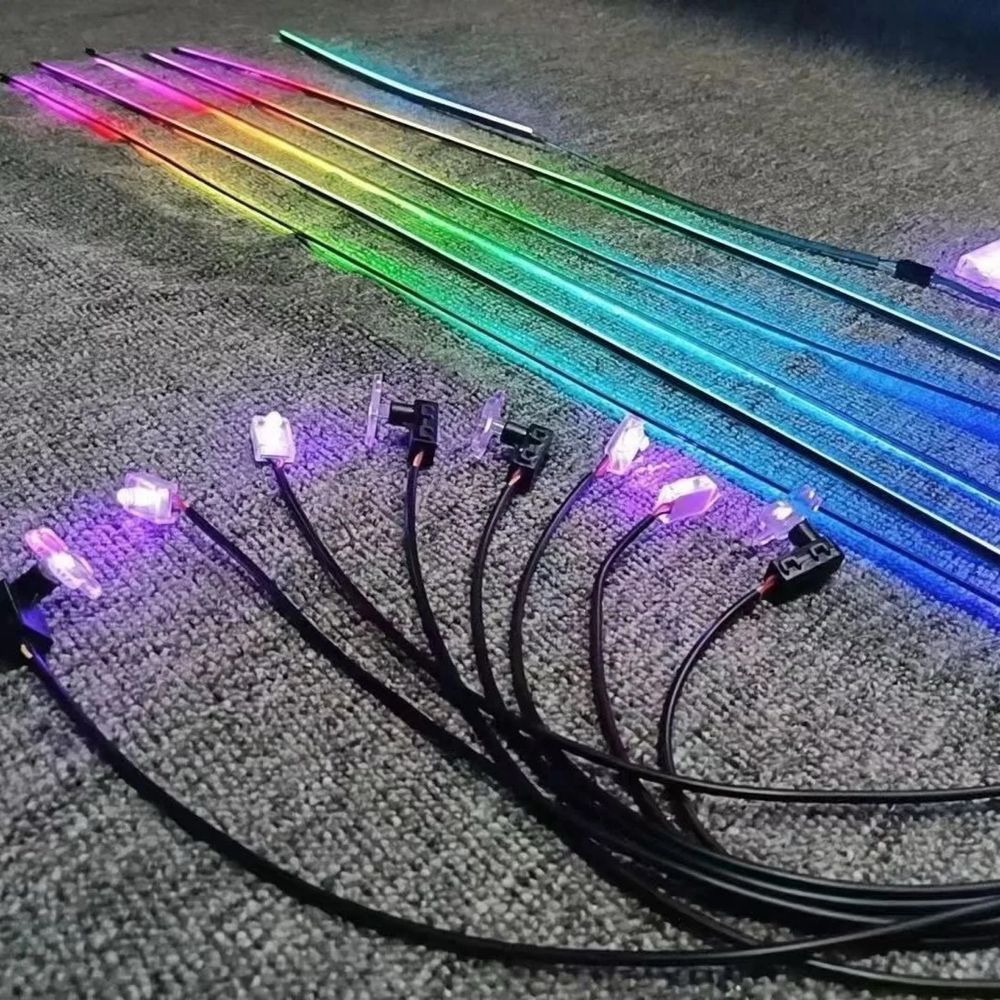 Kit lumini ambientale auto 18 in 1 RGB Symphony acrilic Bluetooh