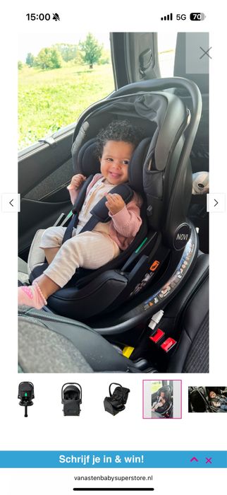 Столче за кола Jacky Pro 360°