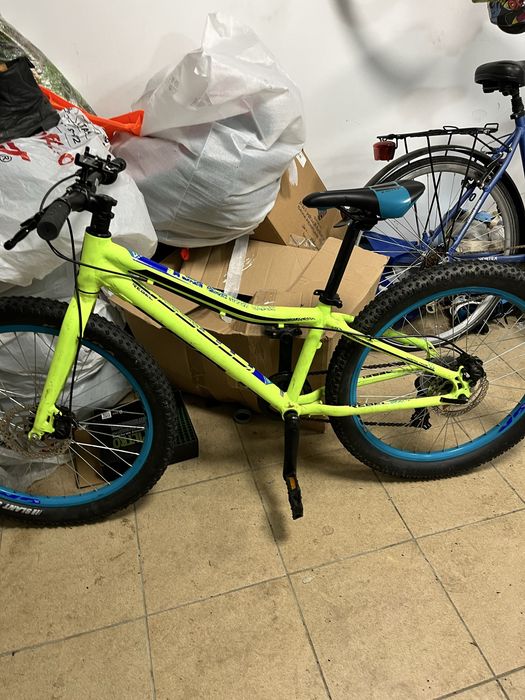 Bicicleta MTB 24 crose rebel boy  green pentru copii