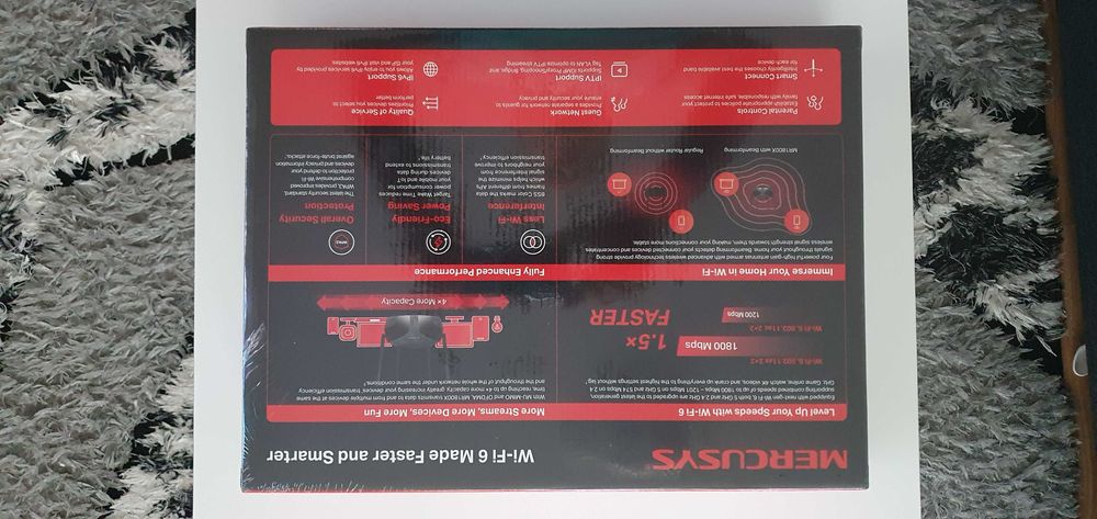 Router MERCUSYS AX 1800 Dual-Band WI-fi 6