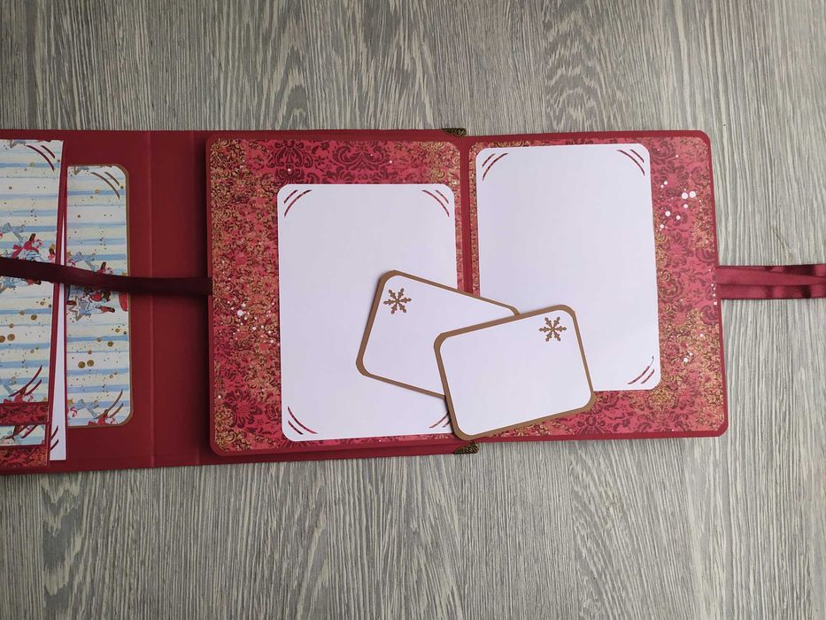 Коледен скрапбук албум "Моята Коледа", ръчна изработка /11.45-46